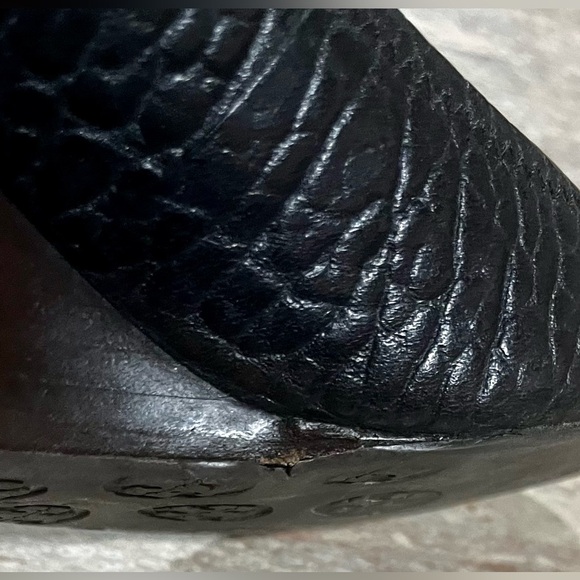 Tory Burch black wedge shoes - Picture 5 of 16